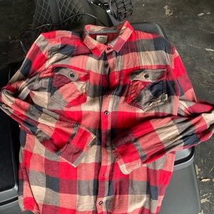 Vans long sleeve flannel